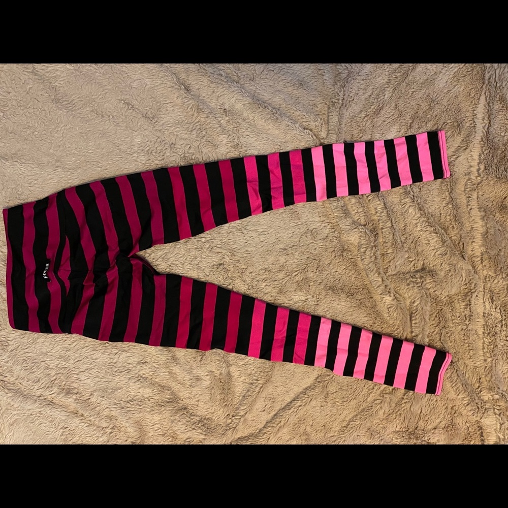 K-Deer pink ombré leggings